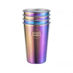 Bild von soulcup steel UTOPIA Edelstahl-Becher 0.4 l - 4er Pack