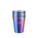 Bild von soulcup steel UTOPIA Edelstahl-Becher 0.3 l - 4er Pack 