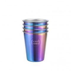 Bild von soulcup steel UTOPIA Edelstahl-Becher 0.3 l - 4er Pack 