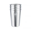 Bild von soulcup steel PLAIN Edelstahlbecher 0.4 l - 4er Pack