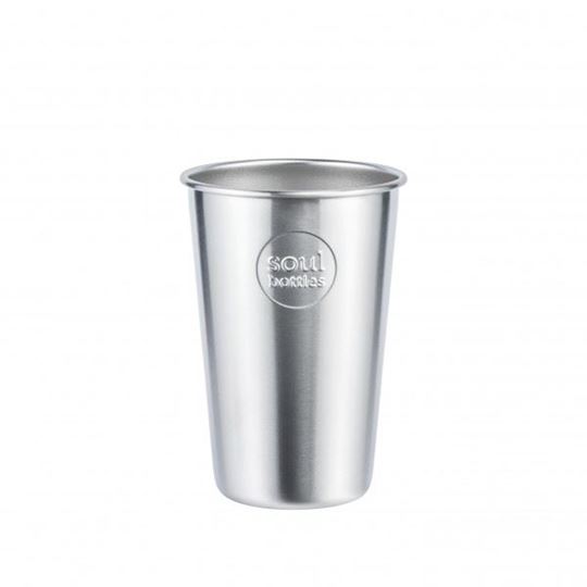 Bild von soulcup steel PLAIN Edelstahl-Becher 0.4 l 