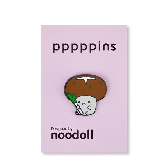 Bild von Noodoll Enamel Pin Ricekinoko Mushroom, VE-6