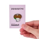 Bild von Noodoll Enamel Pin Ricekinoko Mushroom, VE-6