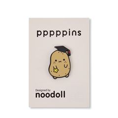 Picture of Noodoll Enamel Pin Graduate Ricespud, VE-6