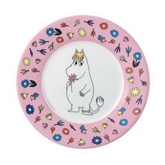 Bild von moomin - derssert plate pink ø20 cm, VE-6