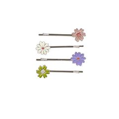 Bild von Hairpins Flowers (4 designs/card), VE-10