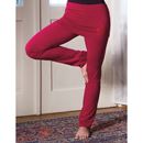 Bild von Yogahose lang mit Rockbund in rosenrot von The Spirit of OM