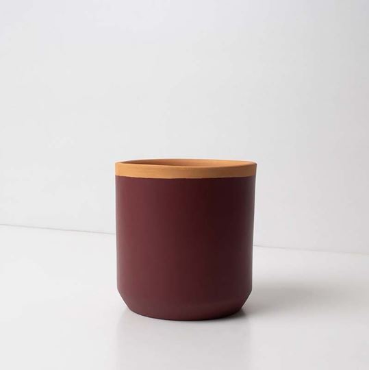 Bild von Cache-pot rouge prune