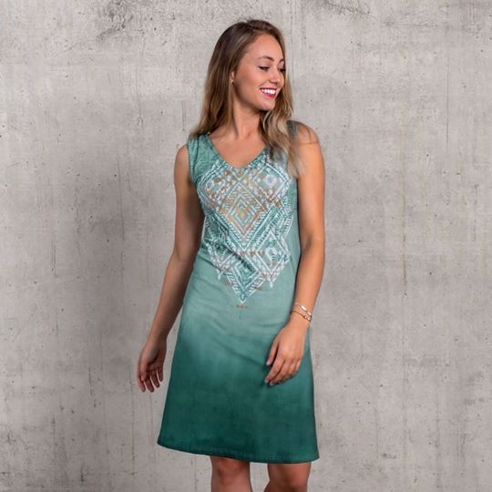 Bild von Kleid Bakti in green/smaragd von The Spirit of OM