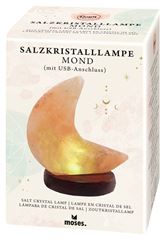 Bild von Omm for you Salzkristall-Lampe Mond mit USB, VE-2