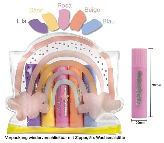 Bild von Supersoft Malstifte, 5er Set, Rainbow