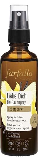 Bild von Geborgenheit, Rose, Liebe dich Bio-Raumspray von Farfalla, 75 ml 