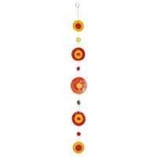 Bild von Suncatcher Centrum Fiberglas rot-orange-gelb 70cm