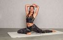 Bild von Yoga-Bra Maui in black/nature von The Spirit of OM