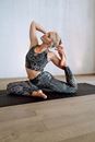 Bild von Yoga-Bra Maui in black/nature von The Spirit of OM