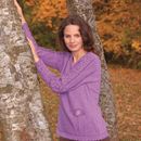 Bild von Walkpulli in viola-amethyst von The Spirit of OM