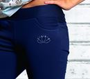 Bild von Jeggings, lang in dunkelblau von The Spirit of OM