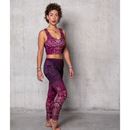 Bild von Yoga-Leggings Buddhi lang in aubergine von The Spirit of OM