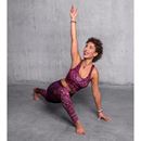 Bild von Yoga-Leggings Buddhi lang in aubergine von The Spirit of OM