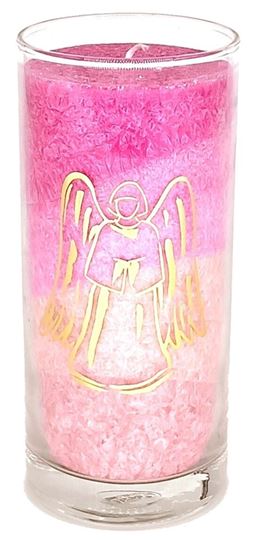 Bild von Kerze Love Engel im Glas Stearin 14cm