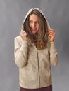 Bild von Sweatjacke Damen - sand/nature von The Spirit of OM