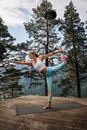 Bild von Yoga Leggings in karibik-blue von The Spirit of OM