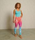 Bild von Yoga Leggings Indian Spirit in mango-pink-blue von The Spirit of OM