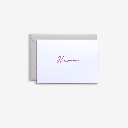 Bild von PINK postcard Hurra with envelope, VE-5