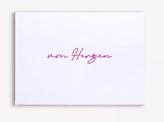 Bild von PINK postcard von Herzen, VE-5