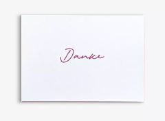 Bild von PINK postcard Danke, VE-5