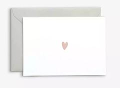 Bild von CORAL postcard heart coral with envelope, VE-5