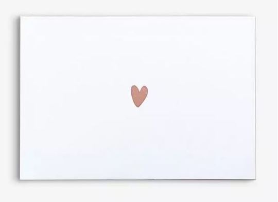 Bild von CORAL postcard heart coral, VE-5