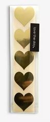 Bild von WRAPPING sticker heart gold, VE-5