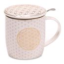 Bild von Set Teetasse Blume des Lebens 400 ml