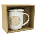 Bild von Set Teetasse Blume des Lebens 400 ml