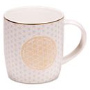 Bild von Set Teetasse Blume des Lebens 400 ml