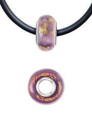 Bild von LichtWesen Bead in magenta/gold - Jahresbead 2023