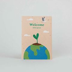 Bild von Plantable Postcard – Welcome little sprout