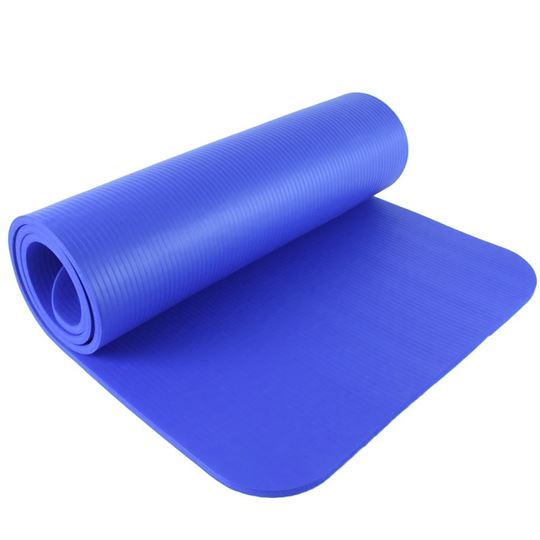 Bild von Pilatesmatte NBR 180 x 60 x 1,0 cm - blau