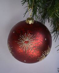 Picture of Nordische Weihnachtskugel aus Glas, Gemischt, VE-12