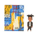 Bild von Noodoll Artist Bookmark Card Graffiti Artist, VE-6