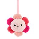 Bild von Noodoll Mini Plush Toy Ricebloom - Pink Flower Rattle, VE-4