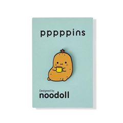 Bild von Noodoll Enamel Pin Ricespud coffee, VE-6