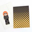 Bild von Noodoll Artist Bookmark Card Auntie Spotty R, VE-6