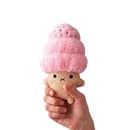 Bild von Noodoll Mini Sitting Plush Toy Ricecream - strawberry, VE-4