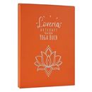 Bild von Yoga Buch Lotusblume Orange