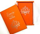 Bild von Yoga Buch Lotusblume Orange