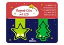 Bild von Magnet-Clips mit LED Winterzauber 2er Set, VE-12