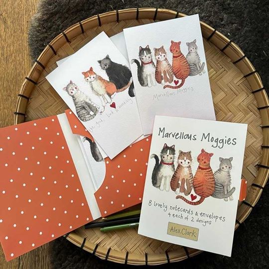 Bild von MARVELLOUS MOGGIES BOXED NOTECARDS