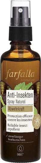 Bild von Abwehrkraft - Naturel, Anti-Insektenspray von Farfalla, 75ml 